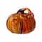 Glitzhome&#xAE; Multi Striped Glass Short Pumpkin Set